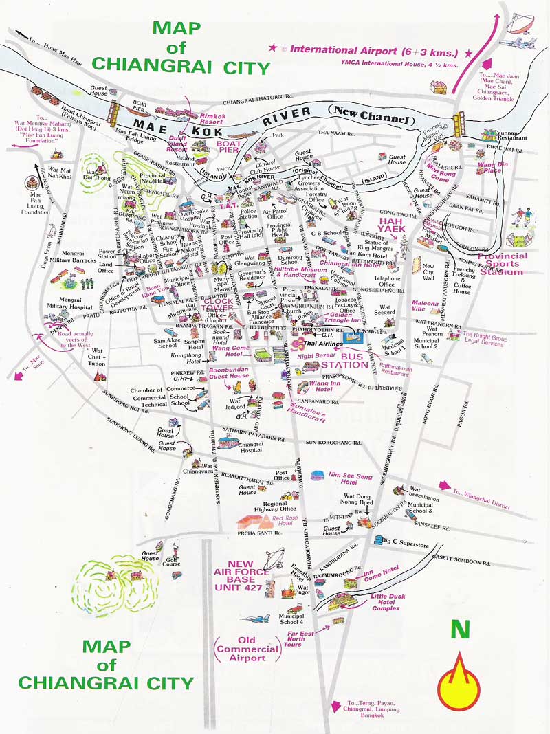 Chiangrai City Map