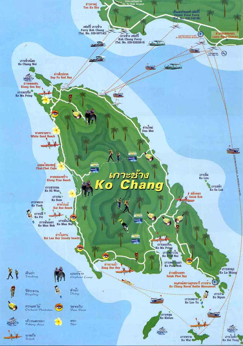 Koh Chang Map