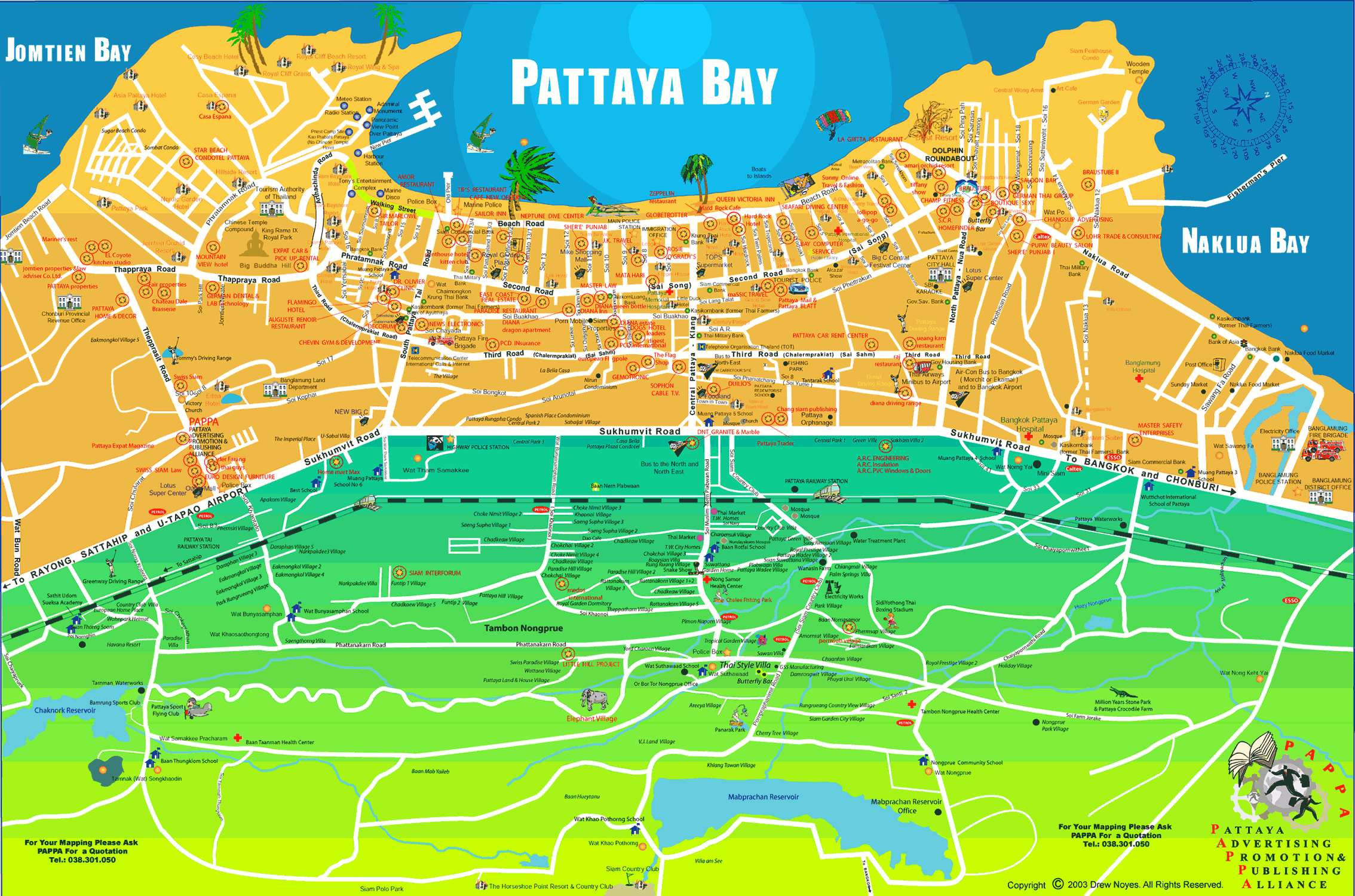 Pattaya City Map