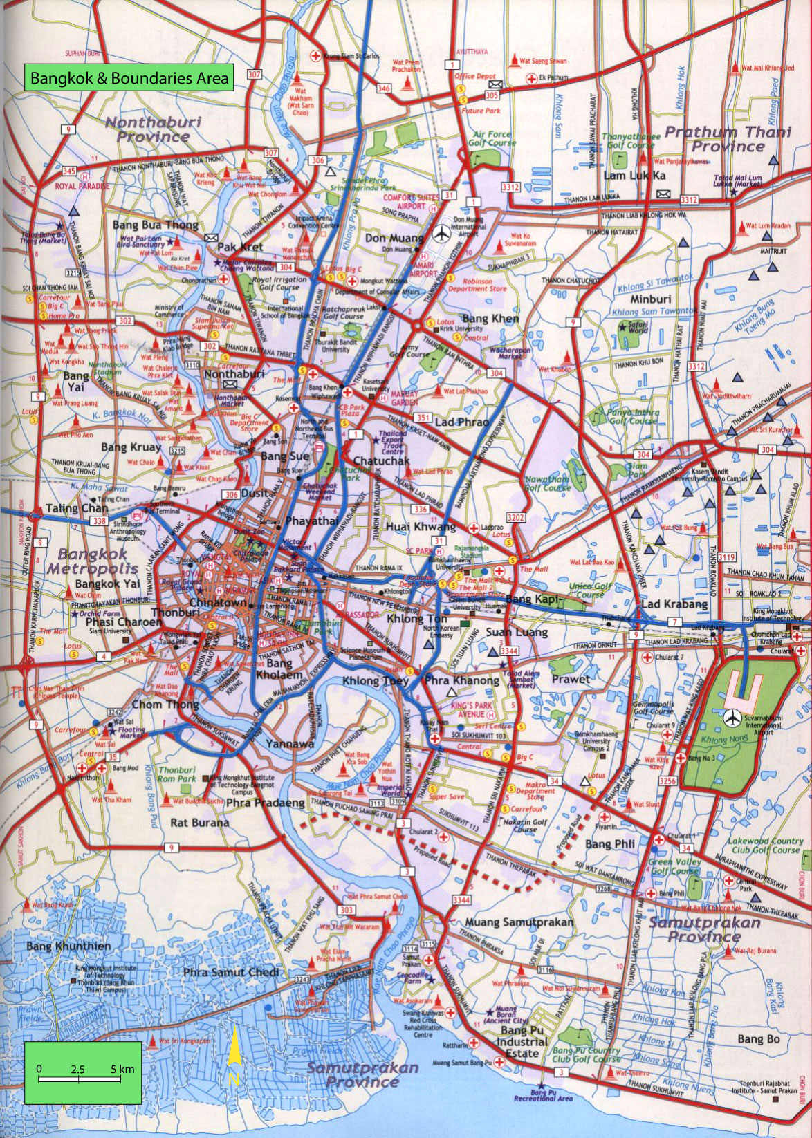 Suvarnabhumi Airport Map 2