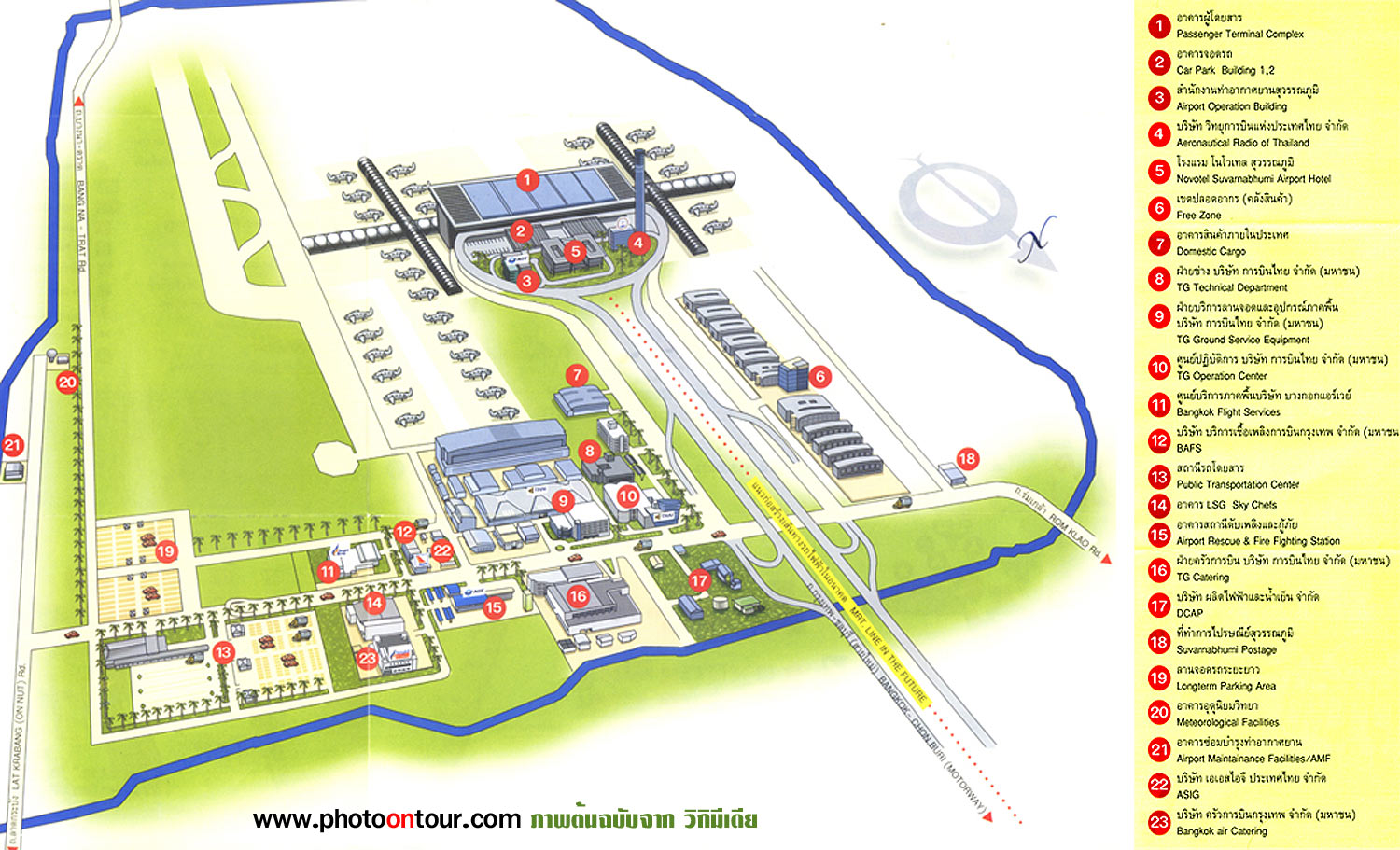 Suvarnabhumi Airport Map